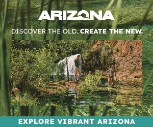 Vibrant Arizona banner ad, History Lovers
