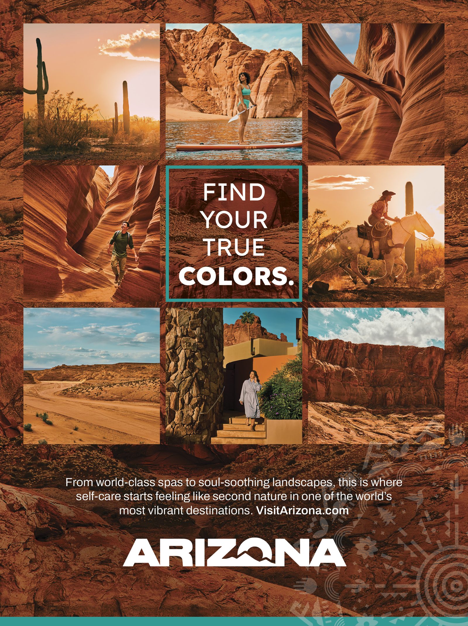Vibrant Arizona full page print ad, Copper