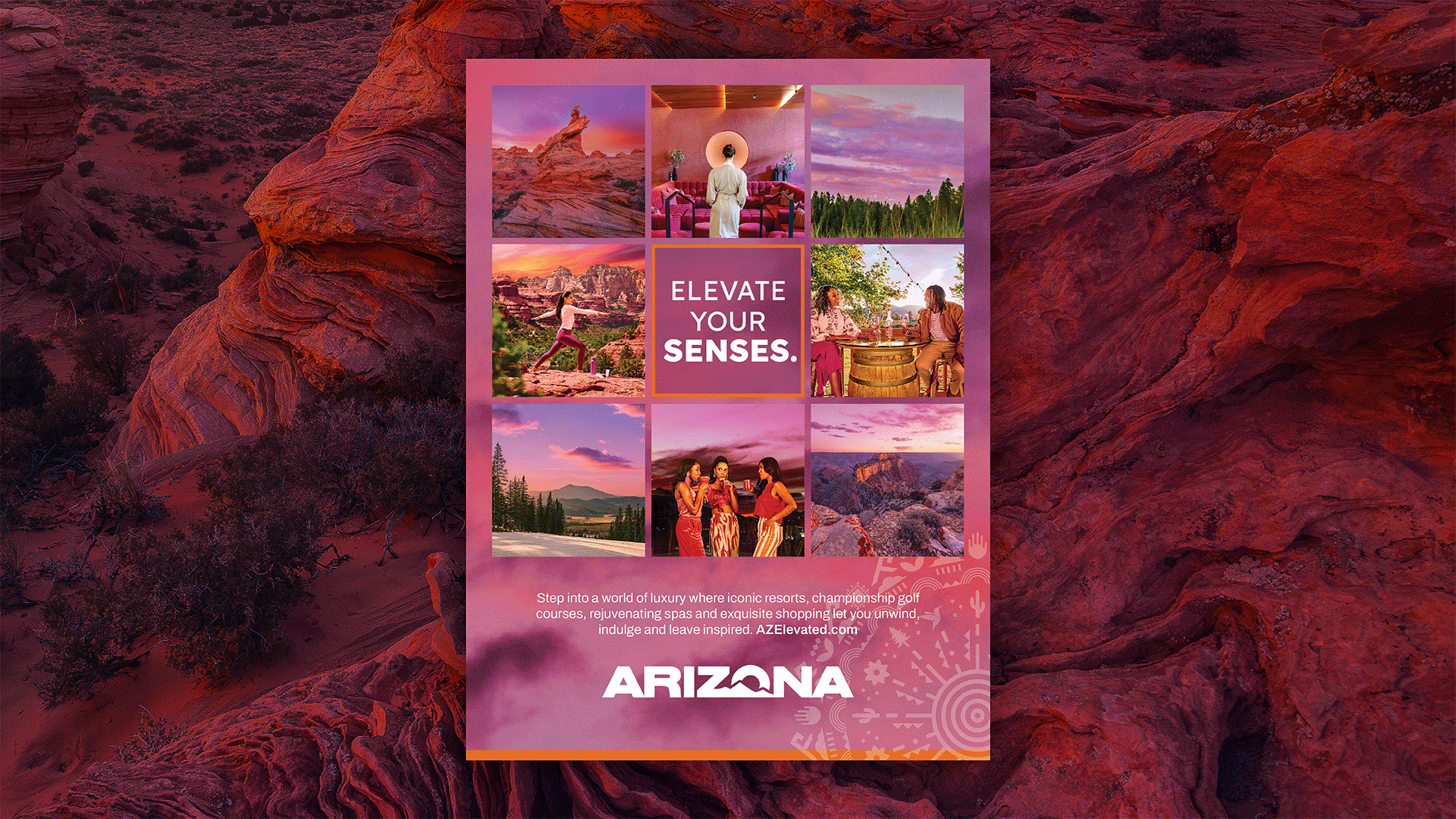 Vibrant Arizona animated social post